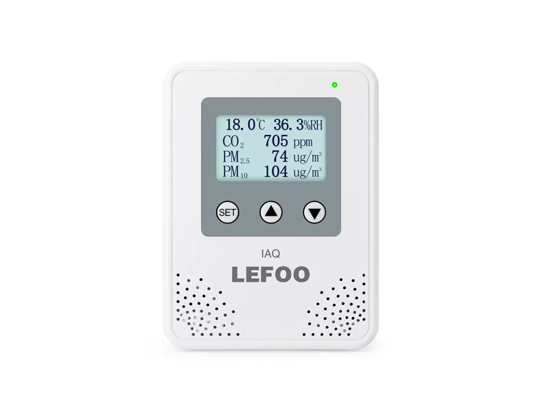 LEFOO LFG60 All-in-One Air Quality Transmitter with optional LCD display